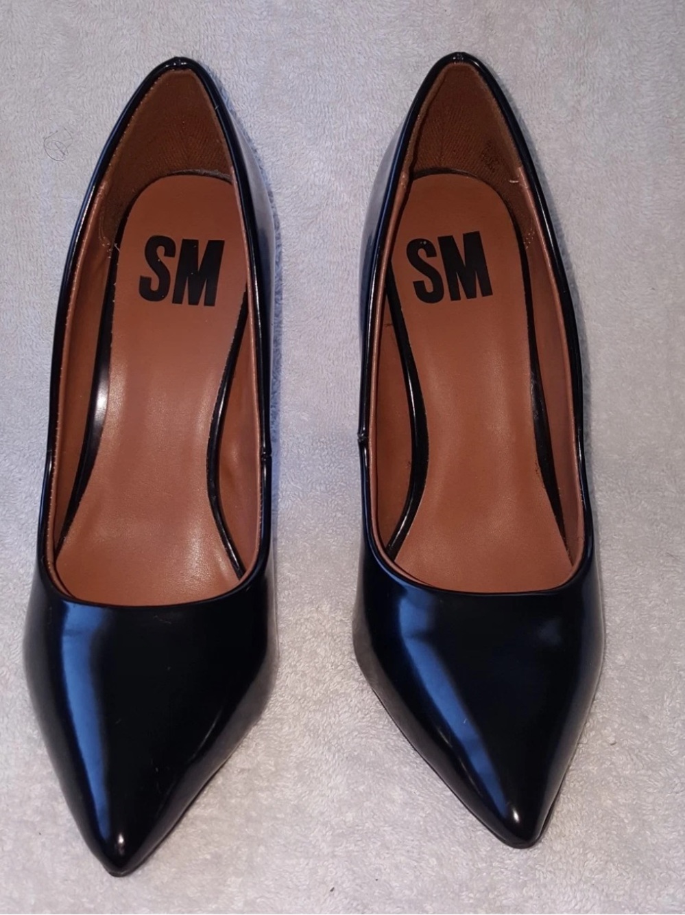 SM Black High Heel Pumps Size 7M Womens Shoes nwt